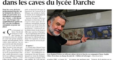 Un « trésor » découvert dans les caves du Lycée Darche
