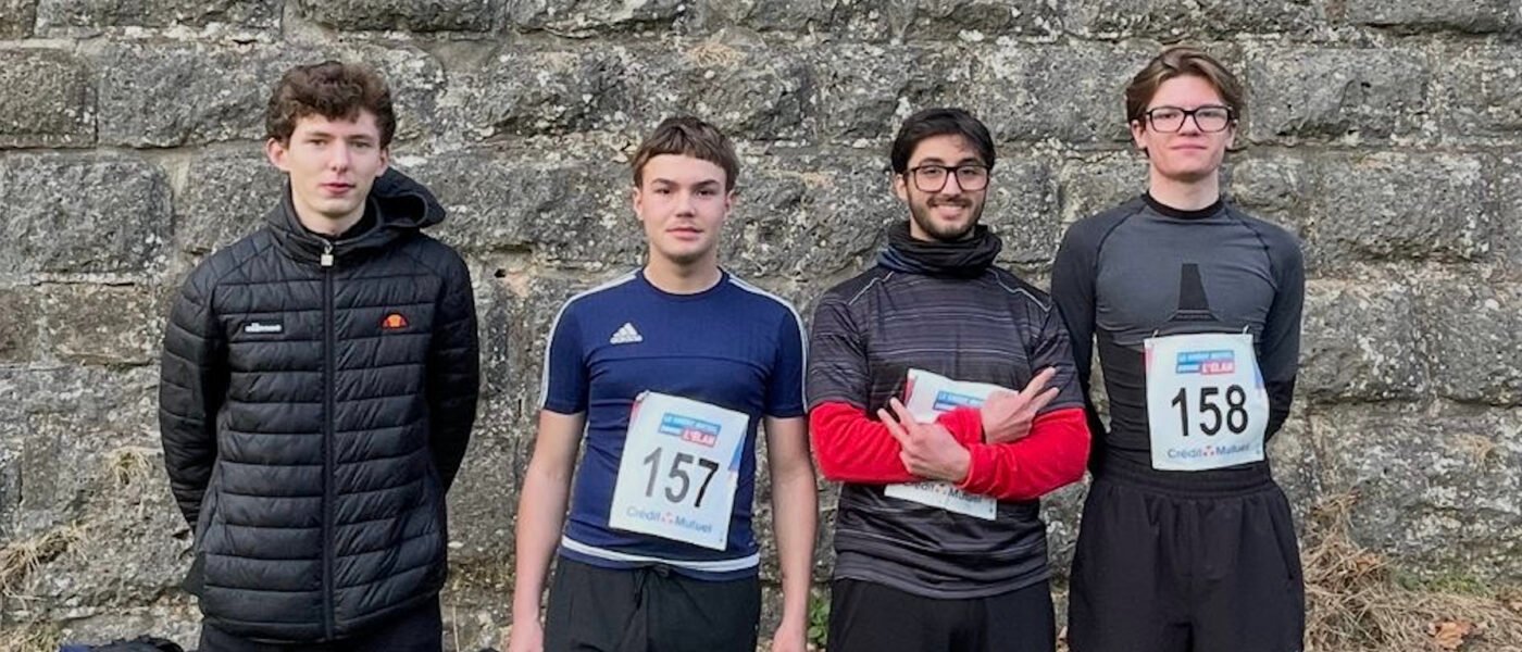 Les lycéens de Darche à l’honneur au cross UNSS !